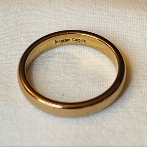 Rose Gold colored Tungsten Carbide ring. 3mm